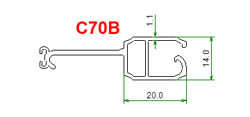 Nan cửa cuốn C70A