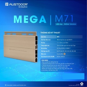 Cửa Cuốn Khe Thoáng Austdoor M71i