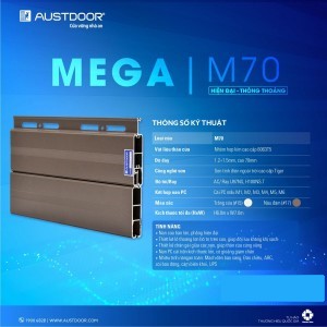 Cửa Cuốn Khe Thoáng Austdoor M70i