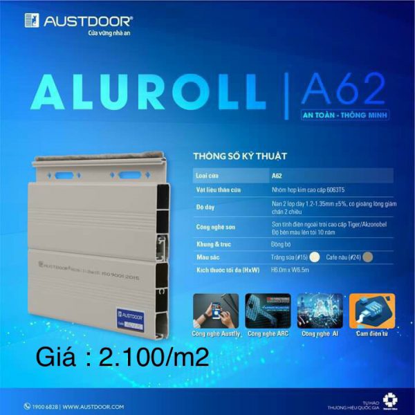 cửa cuốn austdoor a62