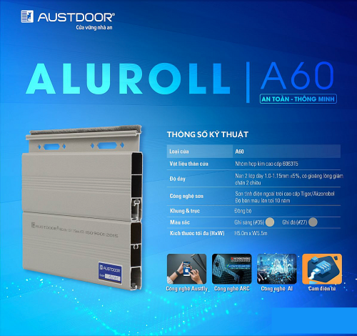 Cửa Cuốn Austdoor Khe Thoáng A60