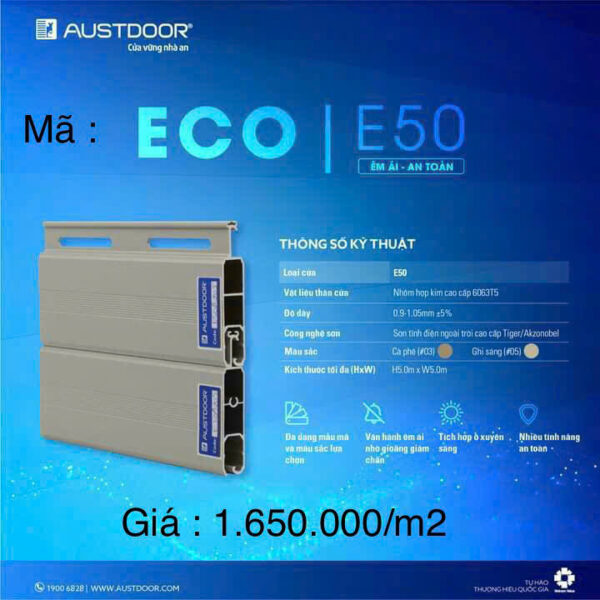 cửa cuốn austdoor e50