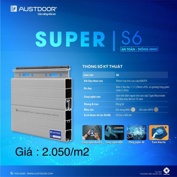 cửa cuốn austdoor s6