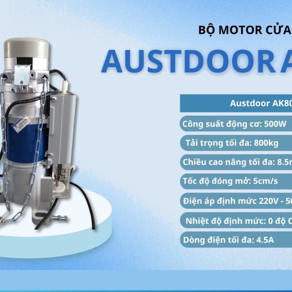 Motor Cửa Cuốn Austdoor AK800A Chính Hãng